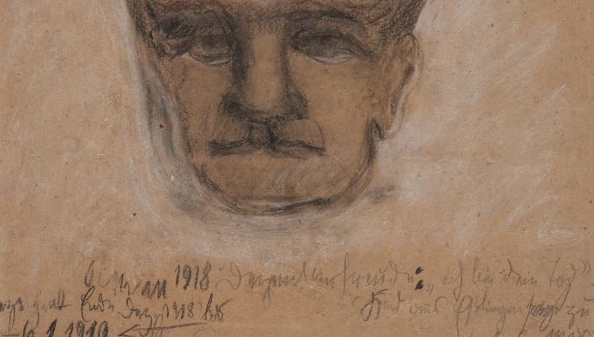 Marcus Otto Emil Dezemberfreude c Sammlung Prinzhorn Heidelberg Beschnitt