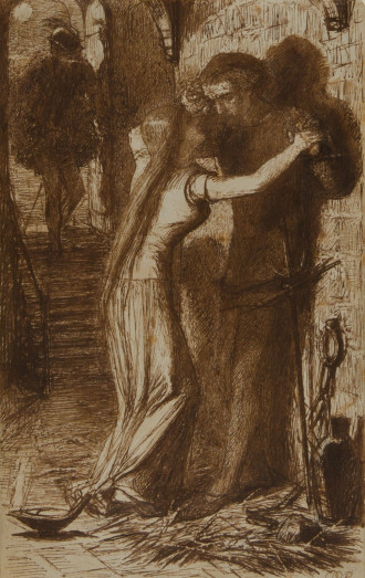 108 Rossetti Faust und Margarte im Gefaengnis III 15616 web