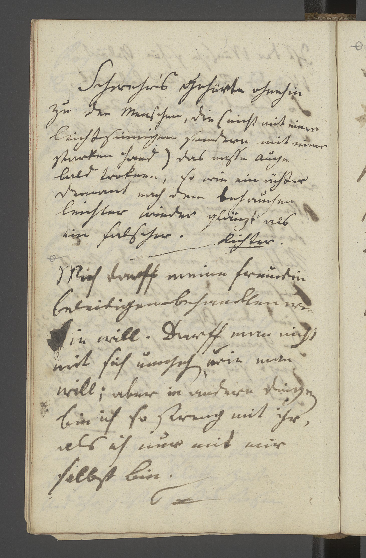 Tagebuch A 1806 Mich darff meine Freundin S. 1 neu