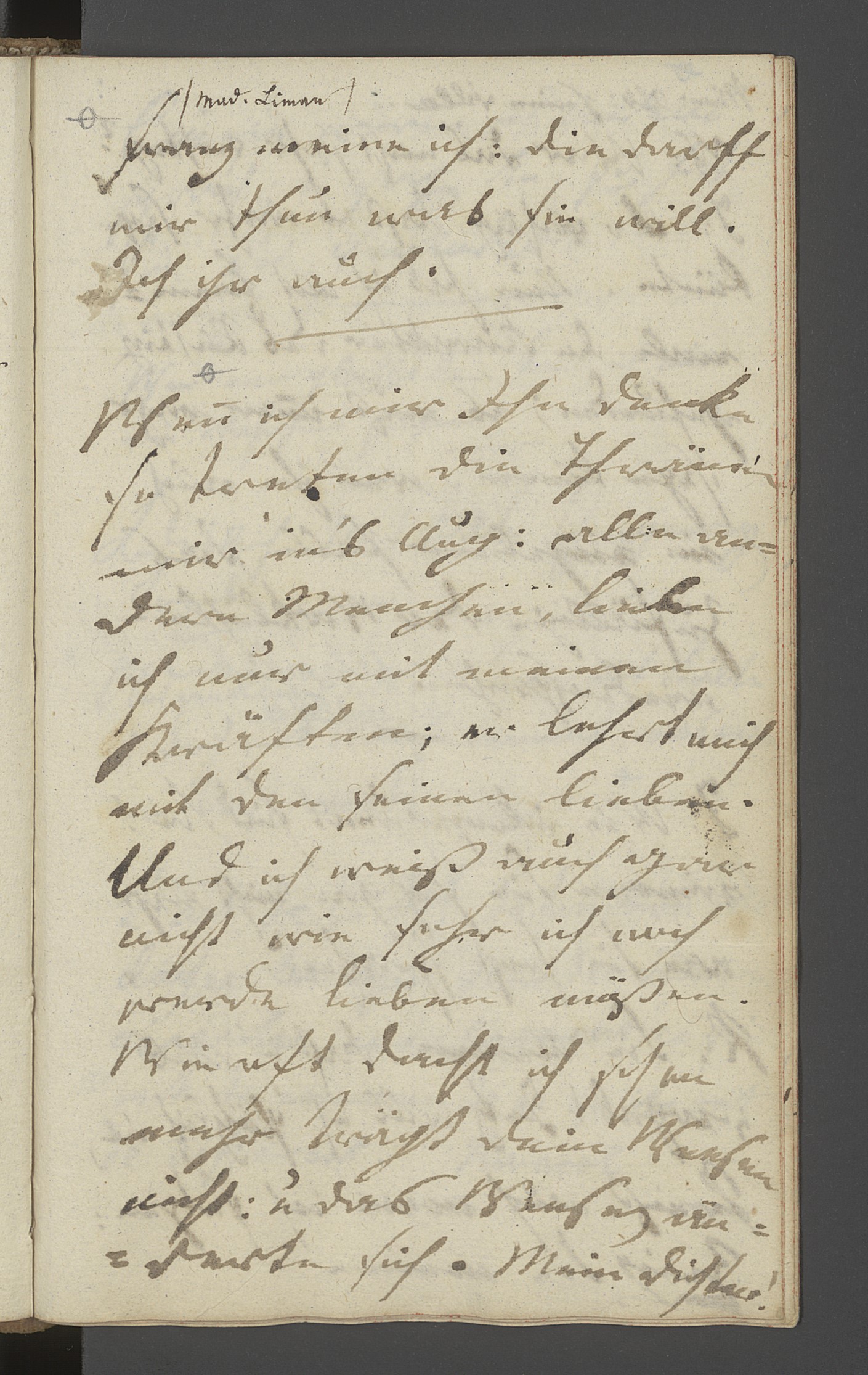 Tagebuch A 1806 Mich darff meine Freundin S. 2